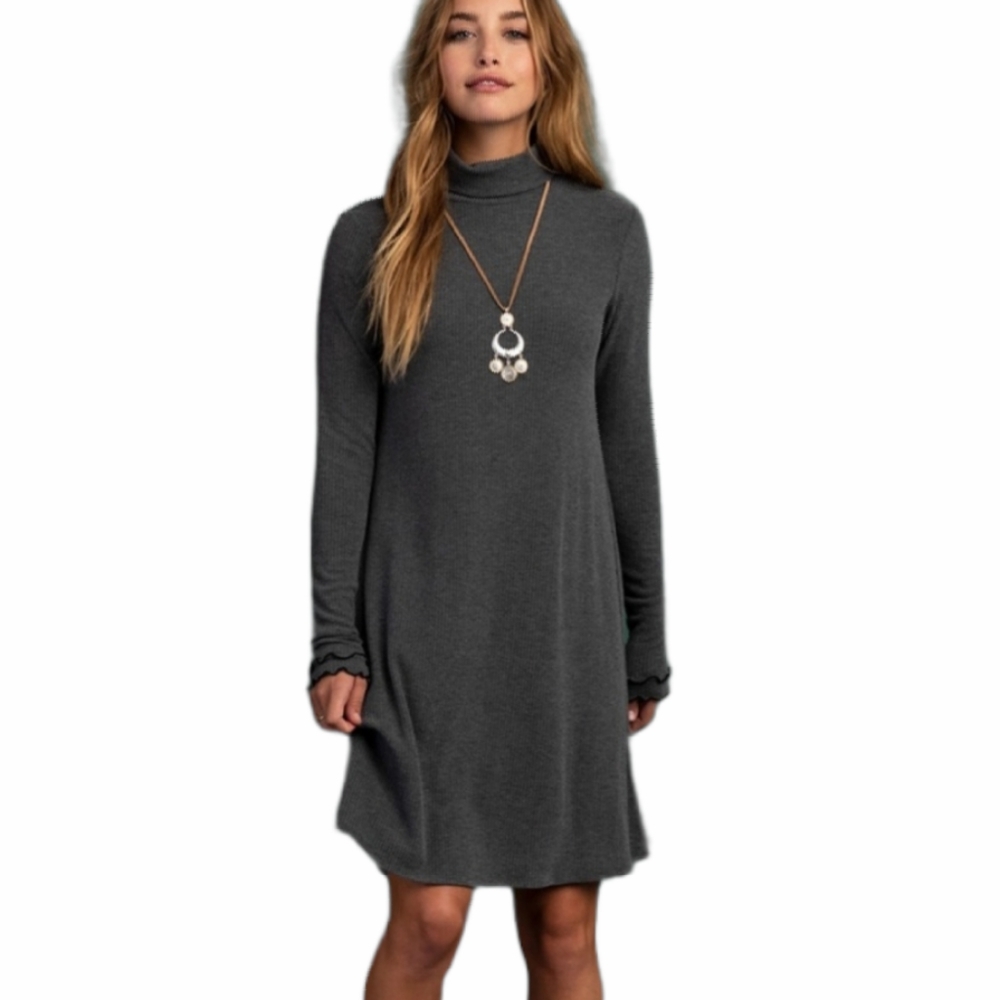 NWT Hatley Turtleneck Ribbed Dress